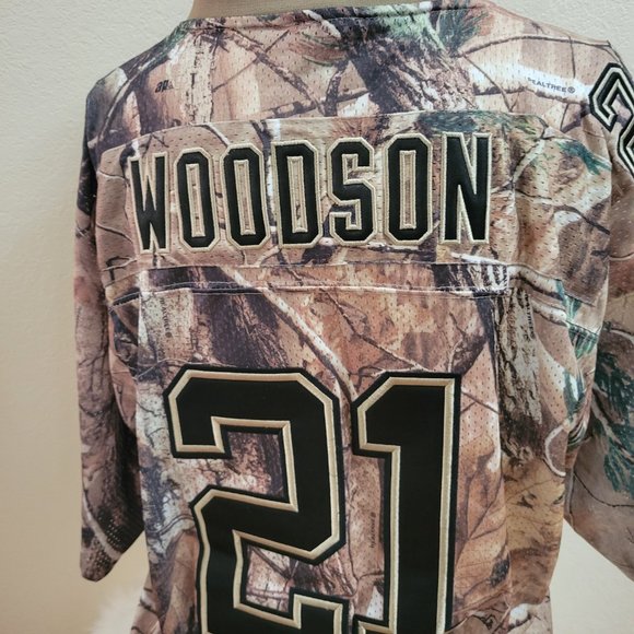 SIZE L NFL TEAM APPAREL GREENBAY PACKERS #21 WOODSON Jersey INVBG83 - Picture 3 of 4